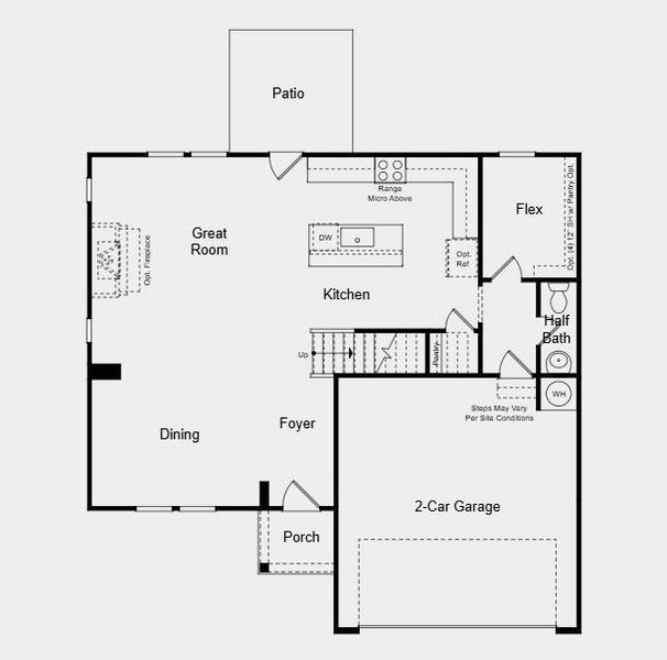 2D floor plan layout of this home in Windance Lake, Loganville, GA (Image 2). 2D floor plan layout of this home in Windance Lake, Loganville, GA (Image 2).