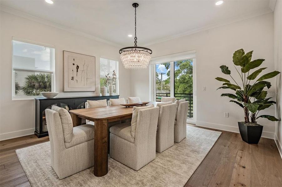 Furnished interior view inside a new home in , Tampa (Image 17).