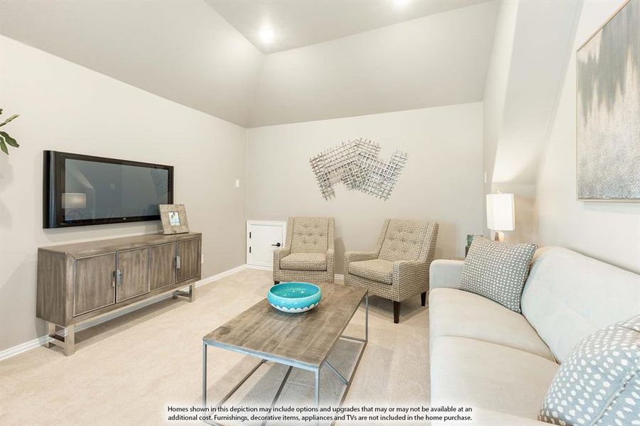 Furnished interior view inside a new home in Willow Wood, McKinney (Image 9).