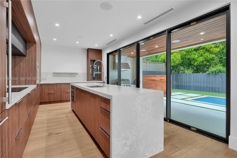 Furnished interior view inside a new home in , Miami (Image 11).