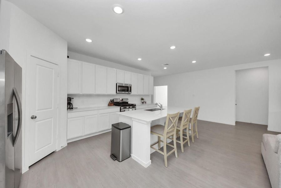 Furnished interior view inside a new home in , Katy (Image 13).