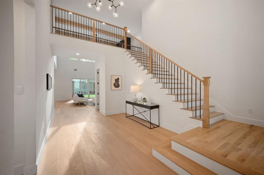 Furnished interior view inside a new home in , Dallas (Image 13).