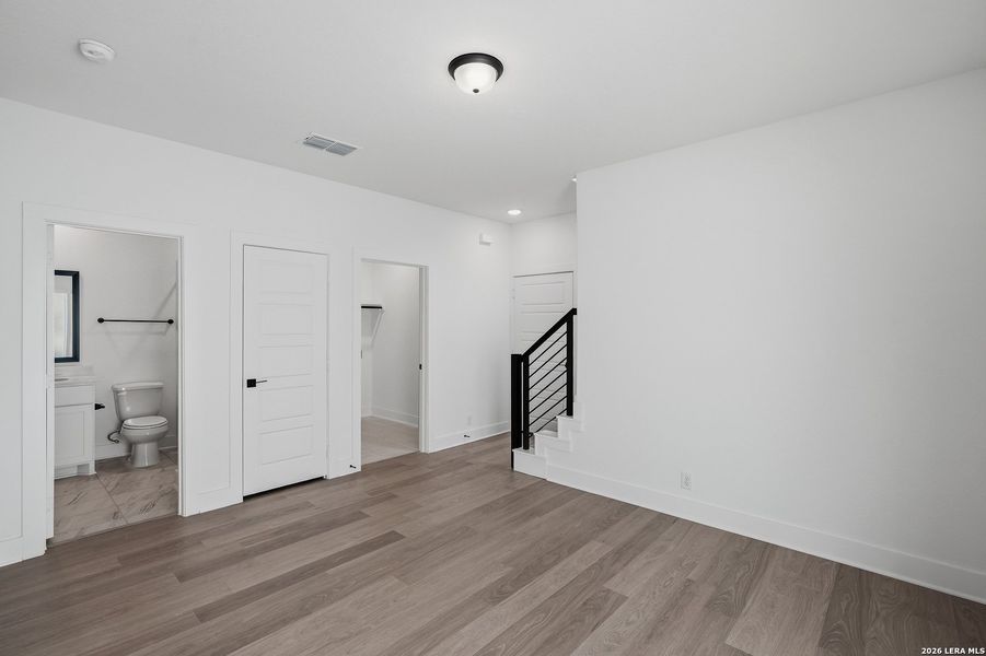 Spacious, unfurnished interior of a new home in Centero at Stone Oak, San Antonio (Image 33). Spacious, unfurnished interior of a new home in Centero at Stone Oak, San Antonio (Image 33).