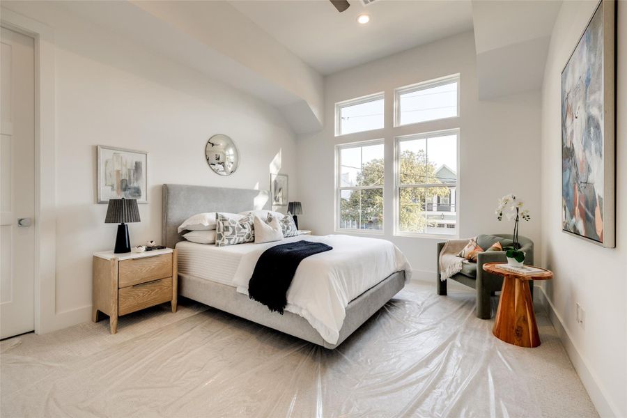 Furnished interior view inside a new home in , Houston (Image 15).