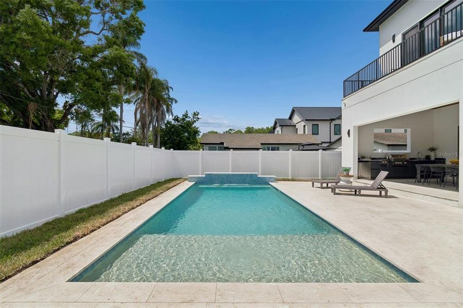 Exterior details and patio area of a home in , Tampa (Image 26).