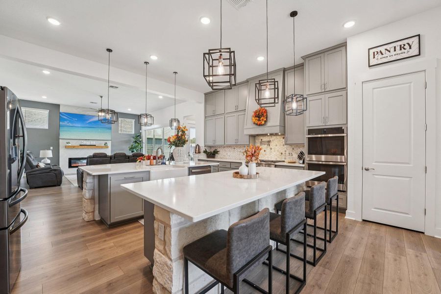 Furnished interior view inside a new home in Northfork, Liberty Hill (Image 10).