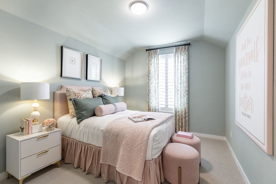 Representative Secondary Bedroom - some options shown