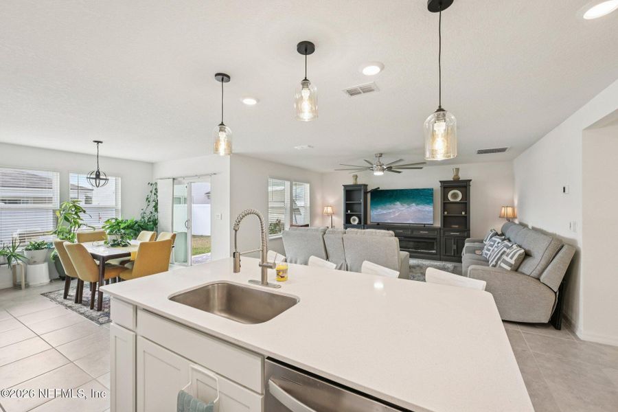 Furnished interior view inside a new home in , Jacksonville (Image 11).
