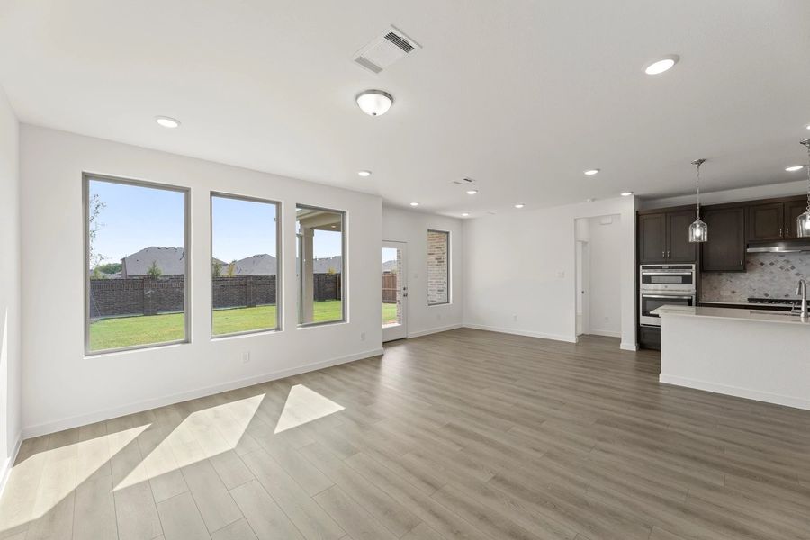 Open Kitchen-Living-Dining Room