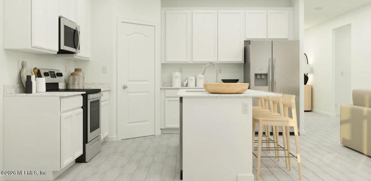 Furnished interior view inside a new home in Silver Meadows at SilverLeaf, St. Augustine (Image 8).