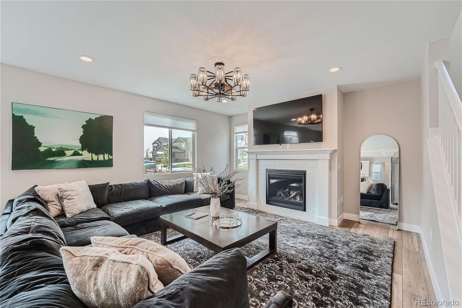 Furnished interior view inside a new home in Morgan Hill, Erie (Image 4).
