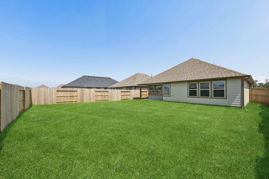 Exterior details and patio area of a home in Riviera Pines, Huffman (Image 3). Exterior details and patio area of a home in Riviera Pines, Huffman (Image 3).