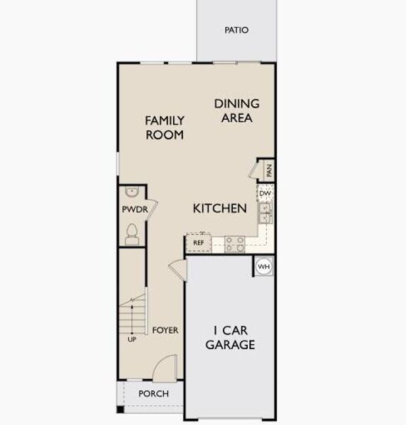 2D floor plan layout of this home in Pinckney Place, North Charleston, SC (Image 3).