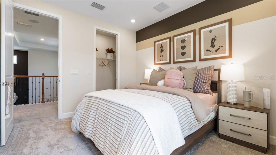 Furnished interior view inside a new home in Hammock at Two Rivers, Zephyrhills (Image 18).