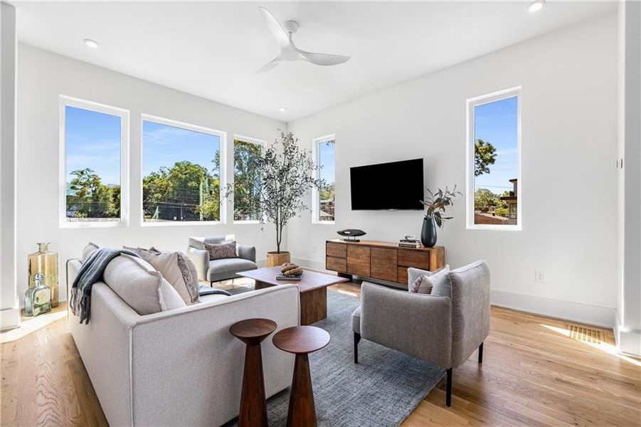 Furnished interior view inside a new home in , Atlanta (Image 5).