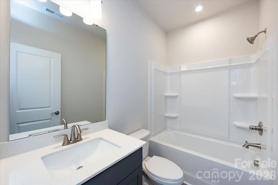 Secondary bathroom