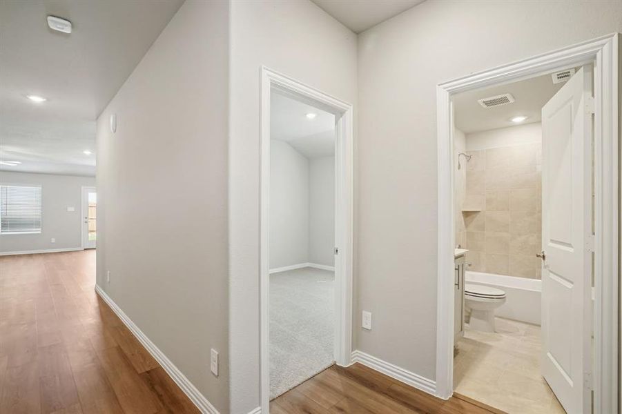 Photo is not of the actual home, but is an inspirational photo of builder’s model home and may depict options, furnishings, and/or decorator features that are not included.