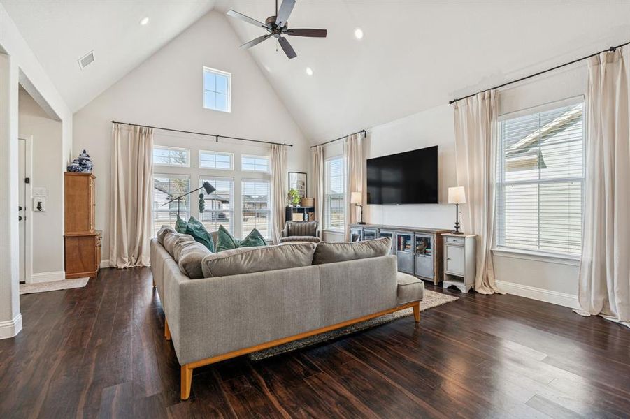 Furnished interior view inside a new home in , Burleson (Image 6). Furnished interior view inside a new home in , Burleson (Image 6).