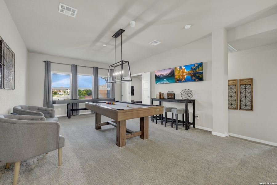 Furnished interior view inside a new home in Buffalo Crossing, Cibolo (Image 40).
