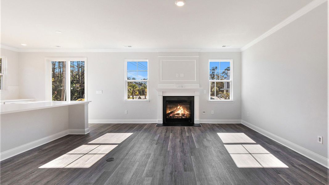 Spacious, unfurnished interior of a new home in Belle Park, North Myrtle Beach (Image 13).