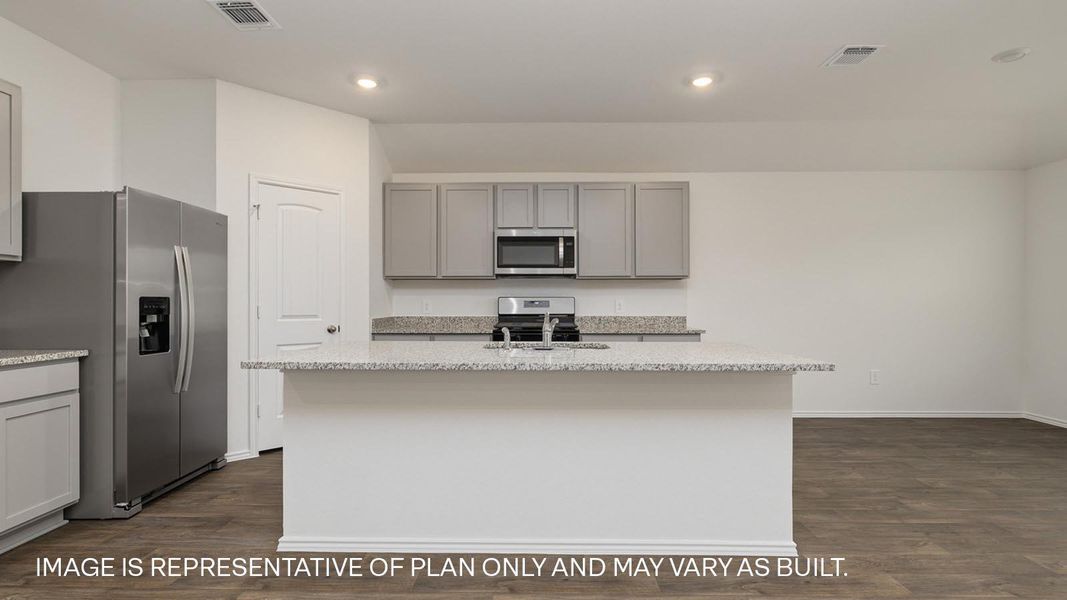 Furnished interior view inside a new home in Prairie Lakes, Buda (Image 6).