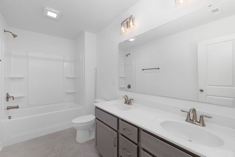 Furnished interior view inside a new home in Copper Ridge at Flowers Plantation, Clayton (Image 26).