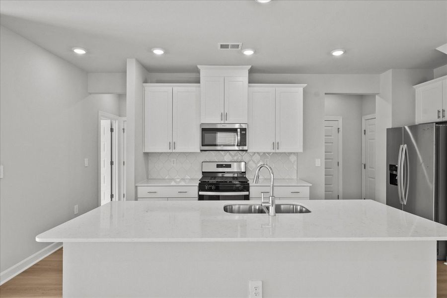 Furnished interior view inside a new home in Village at White Pine, Pendleton (Image 5).