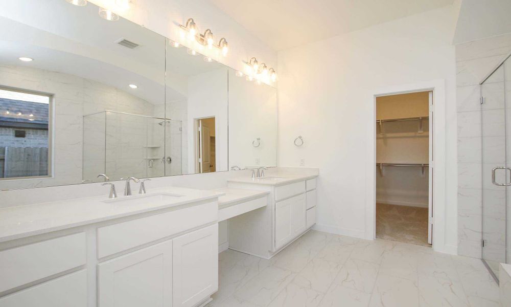 Representative Primary Bathroom - some options shown Representative Primary Bathroom - some options shown