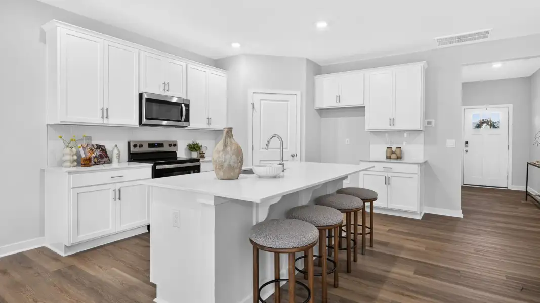 Furnished interior view inside a new home in Reedy Creek Preserve, Charlotte (Image 4).