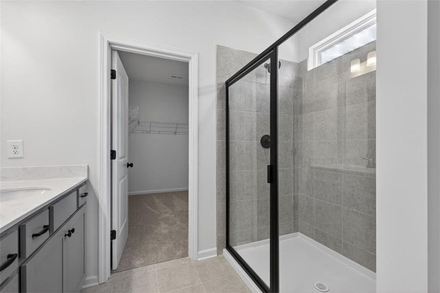 Furnished interior view inside a new home in Evergreen at Lakeside, Temple (Image 8).