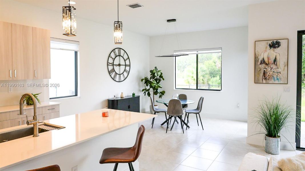 Furnished interior view inside a new home in , Ave Maria (Image 6).