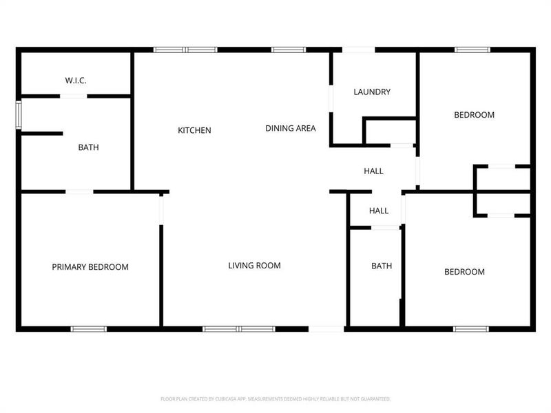 2D floor plan layout of this home in , Springtown, TX (Image 3).
