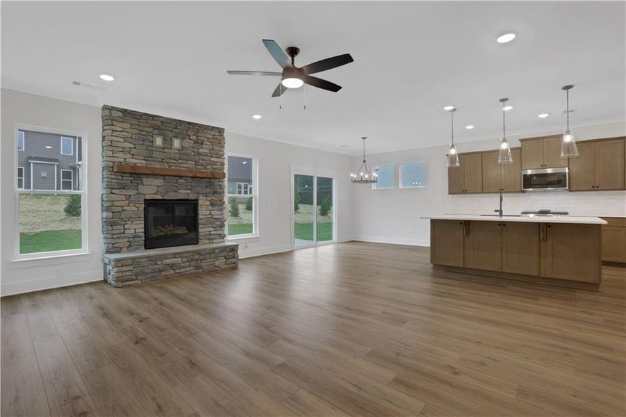 Spacious, unfurnished interior of a new home in , Loganville (Image 20).