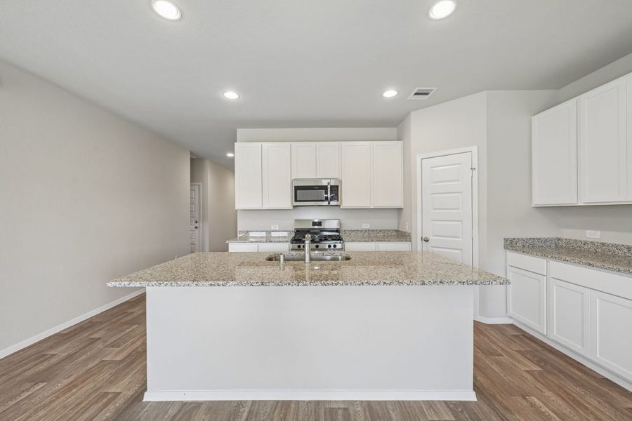 Furnished interior view inside a new home in Harrington Trails, New Caney (Image 8).