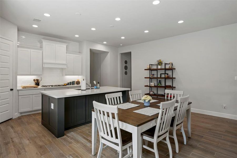 Another view of the great space this open floorplan offers