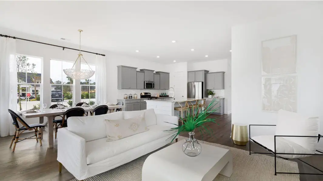 Furnished interior view inside a new home in Heron's Walk at Summers Corner, Summerville (Image 13).