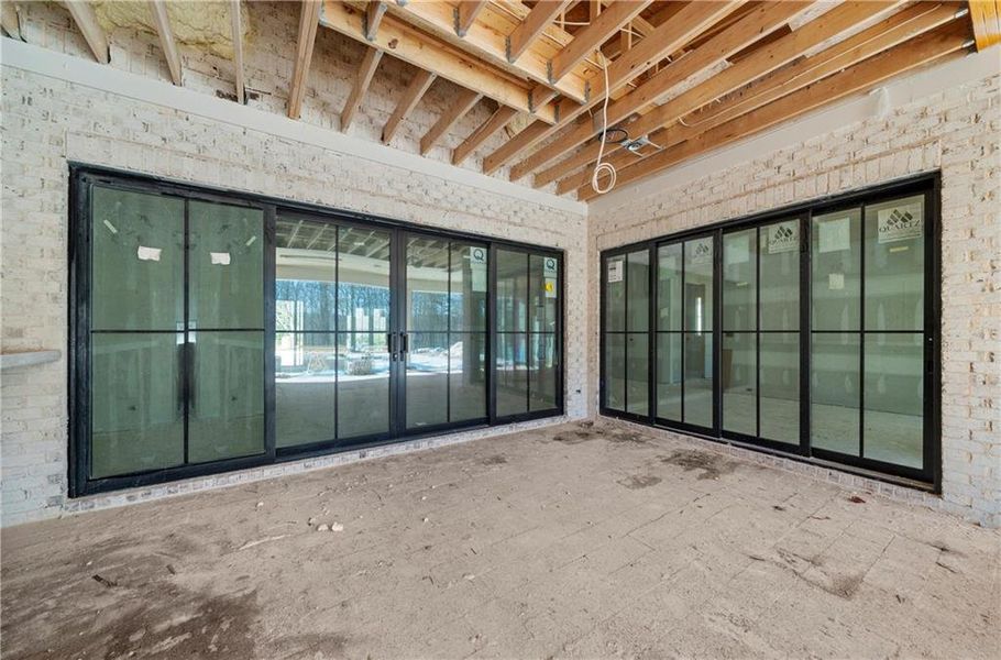 In-progress construction of a new home in , Canton, GA (Image 38).