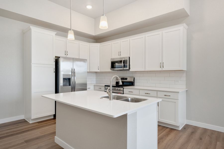 Furnished interior view inside a new home in The Lakes at Centerra, Loveland (Image 5).