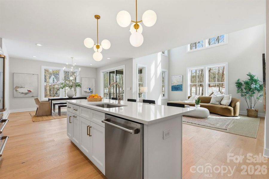Furnished interior view inside a new home in , Lincolnton (Image 8). Furnished interior view inside a new home in , Lincolnton (Image 8).