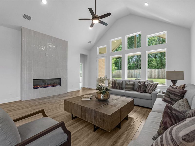 Furnished interior view inside a new home in Clopton Farms, Montgomery (Image 12).