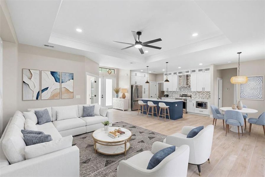 Furnished interior view inside a new home in , Port Charlotte (Image 12). Furnished interior view inside a new home in , Port Charlotte (Image 12).