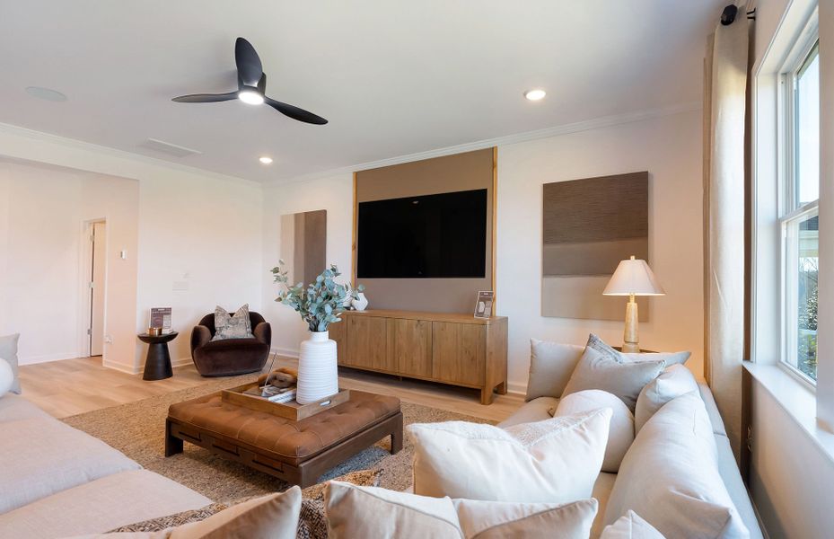 Furnished interior view inside a new home in Highlands of Carter's Station, Columbia (Image 44).