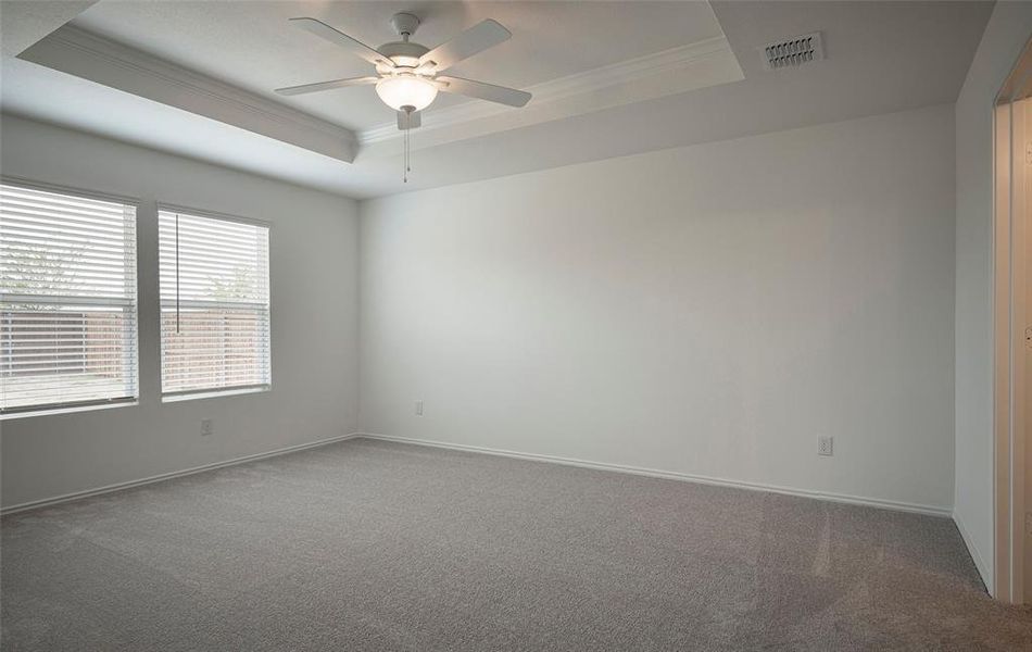 *floorplan representation, not actual home - Spacious owner's suite with private bath
