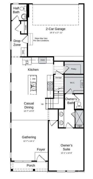 Structural options added include: extended owner's shower and walk in closet, walk in pantry, Dual Owner's Suite, study.