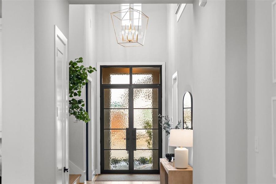 Furnished interior view inside a new home in Star Trail, Prosper (Image 24).