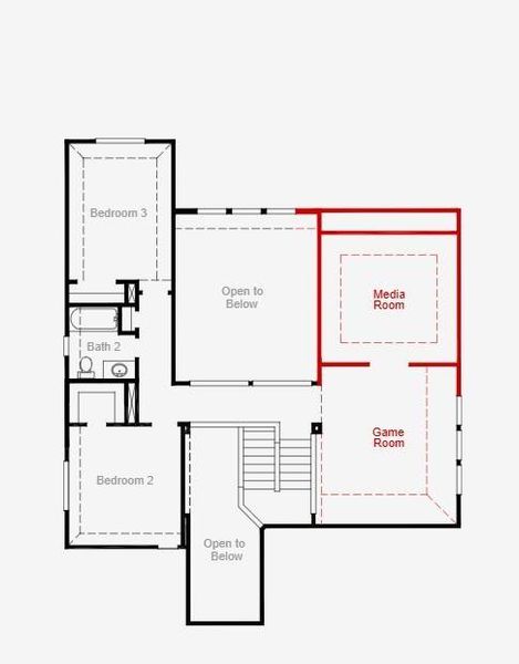 2D floor plan layout of this home in Escondido, Magnolia, TX (Image 3). 2D floor plan layout of this home in Escondido, Magnolia, TX (Image 3).