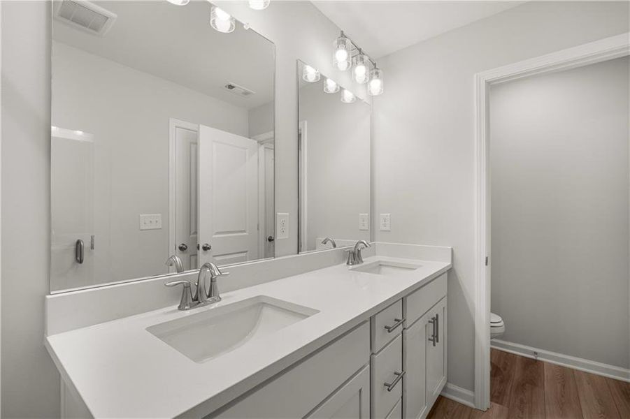 Furnished interior view inside a new home in Stegall Village, Emerson (Image 18). Furnished interior view inside a new home in Stegall Village, Emerson (Image 18).