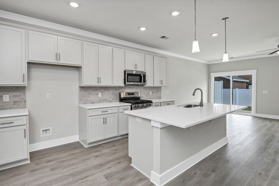 Furnished interior view inside a new home in Lake Carolina Townhomes, Columbia (Image 8).