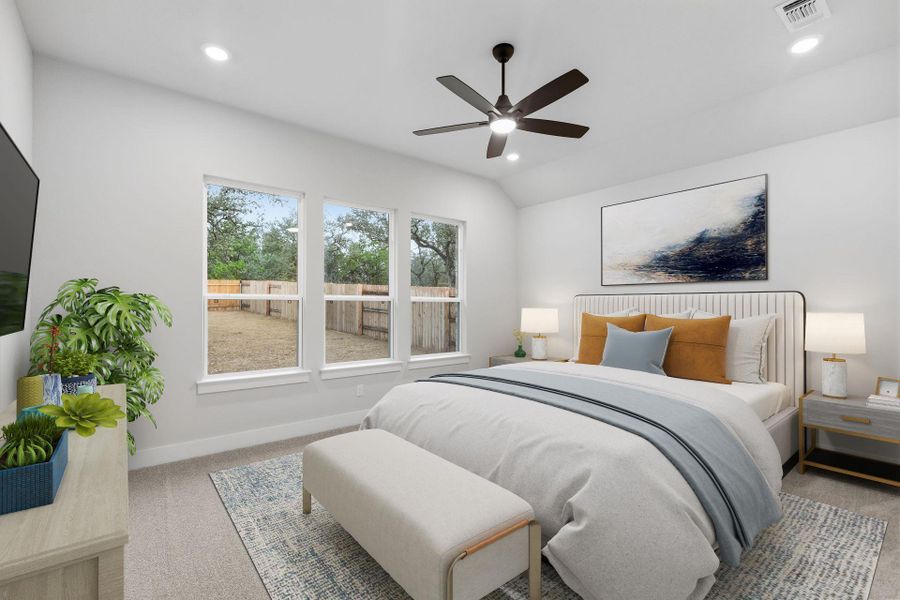 Primary Bedroom - Virtually Staged