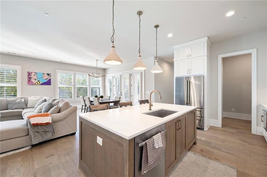 Furnished interior view inside a new home in , Marietta (Image 22).